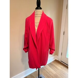 Dakota Blue Women's Pink Shrug Sleeve Blazer Size XXL NWT